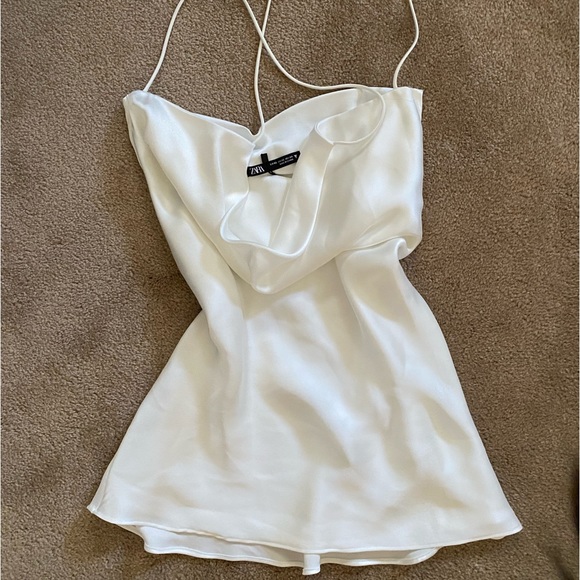 Zara White Mini Dress - Picture 4 of 6